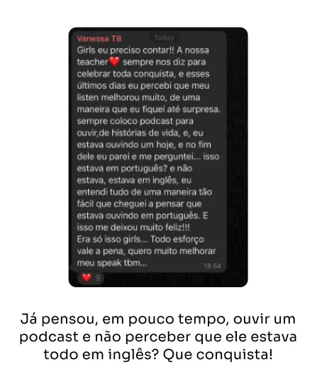 Depoimento Aluna IMA 7