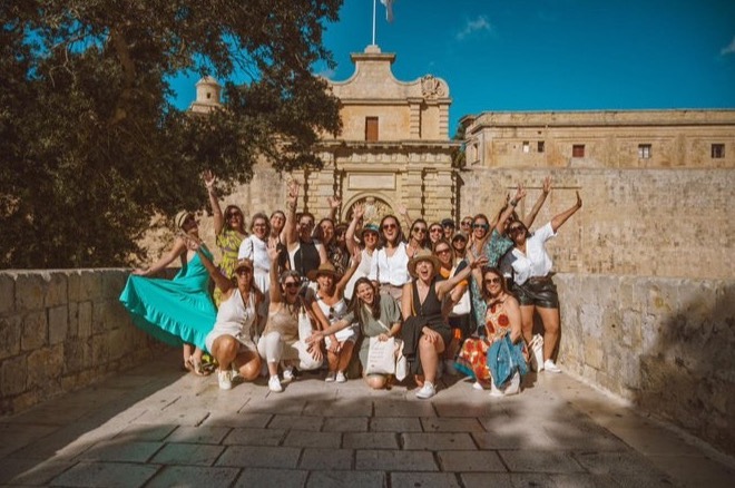 Alunas da IMA na imersão internacional em Malta
