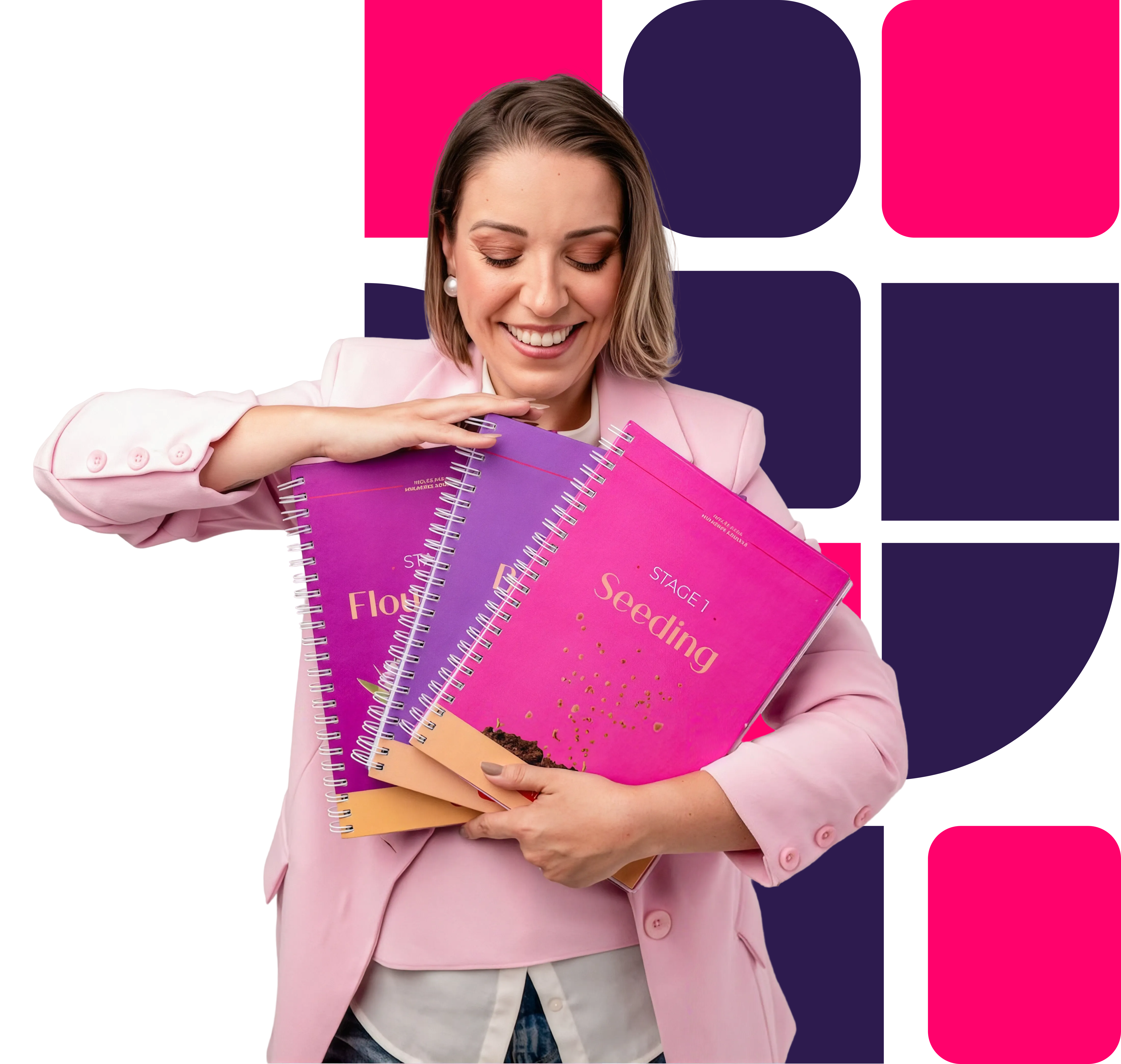 Cami com as apostilas do método IMA